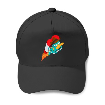 Discover Disney Phineas And Ferb Perry The Platypus Jetpack Action Baseball Caps