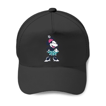 Discover Amazon Essentials Disney Standing and Winking Retro Minnie Baseball Caps