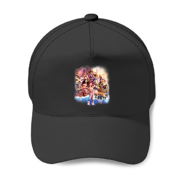Discover Disney Kingdom Hearts Sora Kairi & Riku Group Hero Shot Premium Baseball Caps