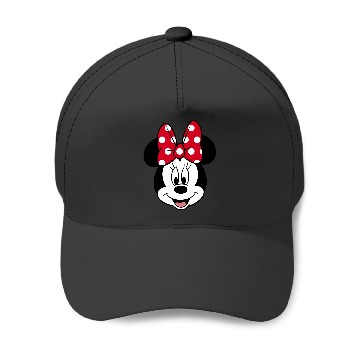 Discover Disney Minnie Mouse Pretty Face Classic Logo Baseball Caps
