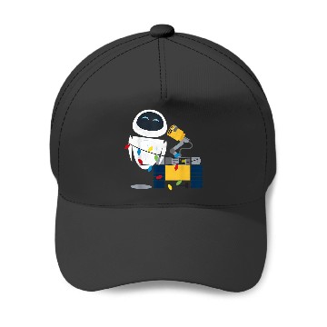 Discover Disneyss Pixar Wall E Eve Christmas Light Wrap Graphic Baseball Caps