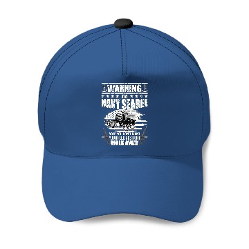Discover Navy Seabee - US Navy Vintage Seabees - Navy - Baseball Caps