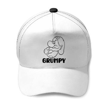 Discover Disney 7 Dwarfs GRUMPY Baseball Caps