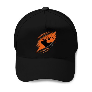 Discover Elk Hunting Premium Baseball Caps