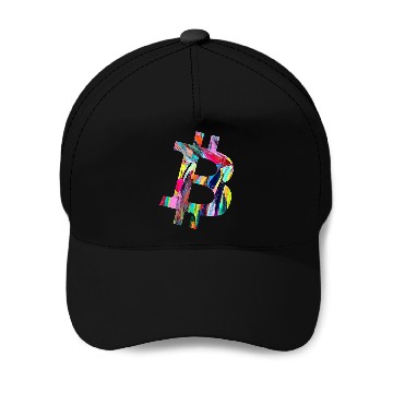 Discover Painted Bitcoin Baseball Caps