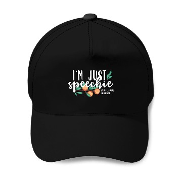 Discover I'm Just Speechie Pathologist Gift Speech Language Therapy Baseball Caps