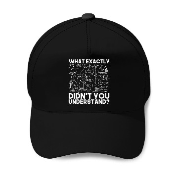 Discover Science Gift Idea Physicist Math Physics Baseball Caps
