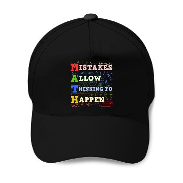Discover Math Teacher Math Student Mathematics Baseball Caps