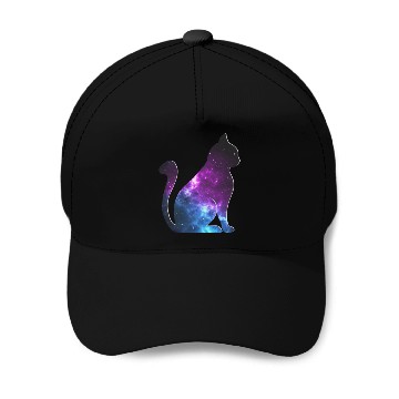Discover Galaxy Cat Gift Baseball Caps