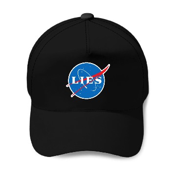 Discover NASA Lies Flat Earth Baseball Caps