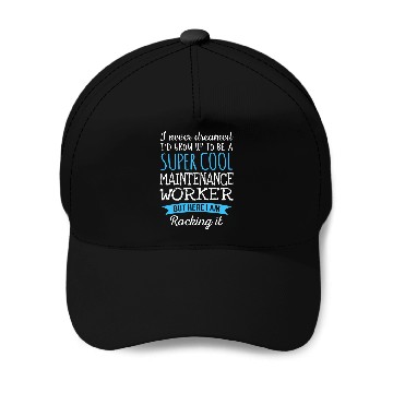 Discover Funny Maintenance Worker Appreciation Gifts Baseball Caps