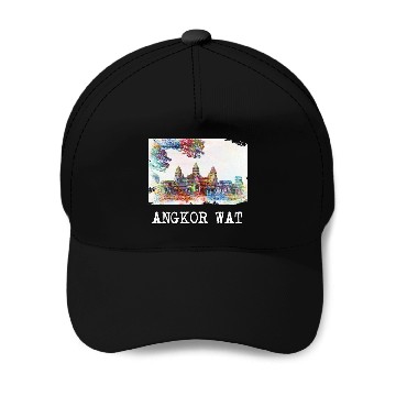 Discover Angkor Wat Baseball Caps