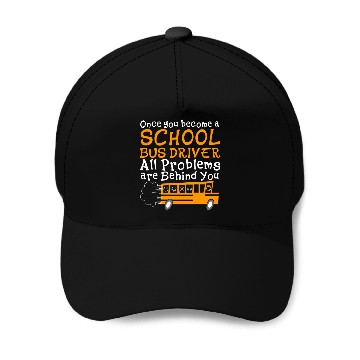 Discover School Bus Driver Baseball Caps
