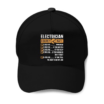 Discover Electrician Baseball Caps