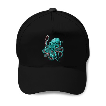 Discover Kraken Octopus Baseball Caps