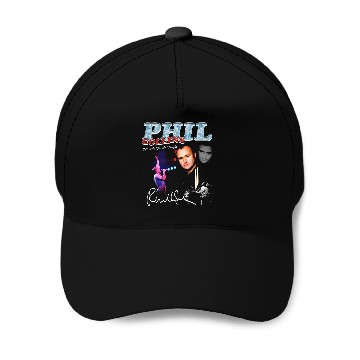 Discover Phil Collins Bootleg Black Baseball Caps