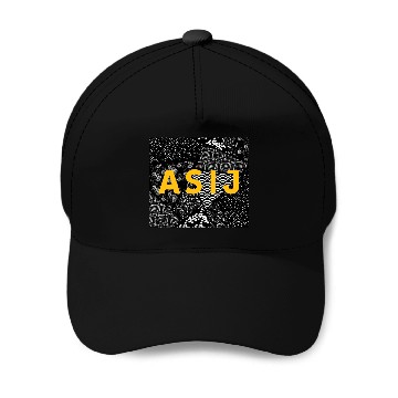 Discover ASIJ Black Patterned Baseball Caps