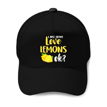 Discover Lemon Lemonade Gift Juice Baseball Caps
