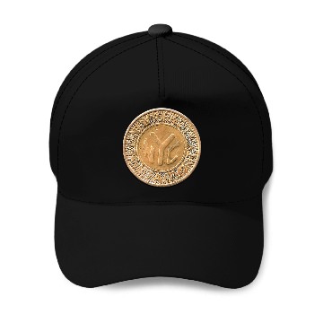 Discover NYC Subway Token Baseball Caps