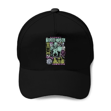 Discover Retro The Haunted Mansion Baseball Caps