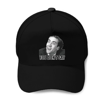 Discover Nicolas Cage Meme Baseball Caps