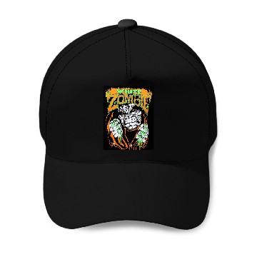 Discover White zombie Baseball Caps