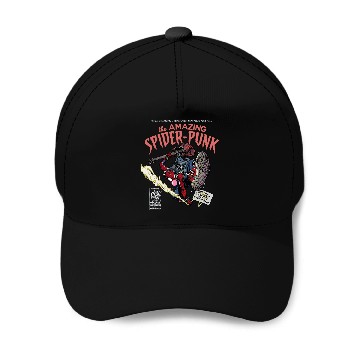 Discover The Amazing Spider Punk  Baseball Caps,