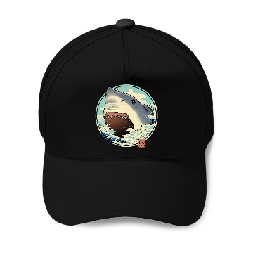 Discover Ocean Shark Attack Baseball Caps