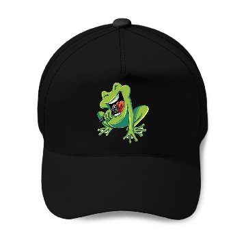 Discover Frog Gift Singing Frog Toad Baseball Caps