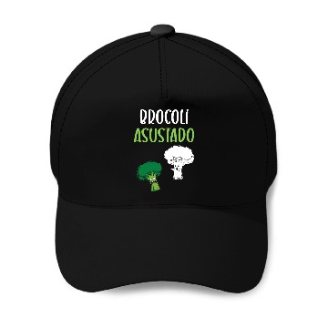 Discover Broccoli Funny Scared Cauliflower Broccoli Baseball Caps