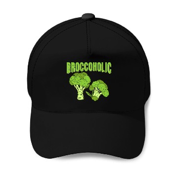 Discover Broccoholic Broccoli Vegetable Baseball Caps