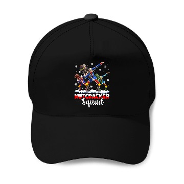 Discover Dabbings Nutcracker Squad Deez Nuts Funny Christmas Pajamas Baseball Caps