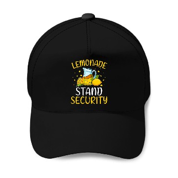 Discover Lemonade Crew Citrus Summer Lemonade Stand Security Baseball Caps
