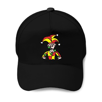 Discover Juggling Jester Joker Clown Baseball Caps