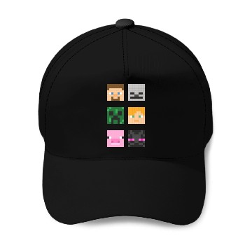 Discover Famous characters - Minecraft - Baseball Caps