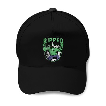 Discover Marvel Hulk Getting Ripped Baseball Caps