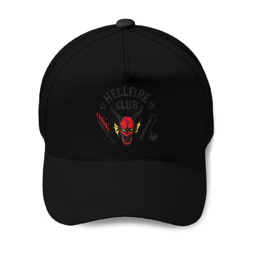 Discover Stranger Things 4 Hellfire Club Logo Raglan Baseball Baseball Caps Baseball Caps