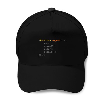 Discover Computer Science Programmer Eat Sleep Code Baseball Caps