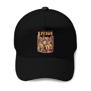 Discover JURASSIC JESUS Baseball Caps