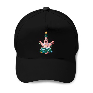 Discover Spongebob Squarepants Patrick Star Lights Christmas Tree Baseball Caps