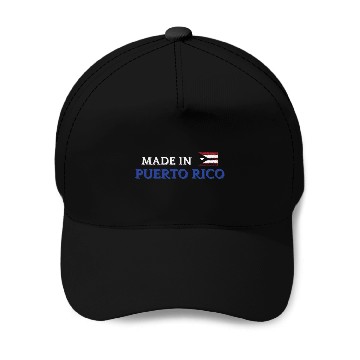 Discover Made in Puerto Rico Baseball Caps