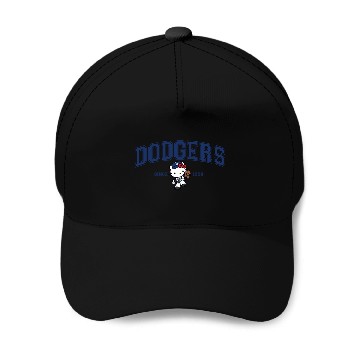 Discover Blue Dodger Kitty 3D Baseball Caps