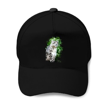 Discover Snow Leopard Baseball Caps