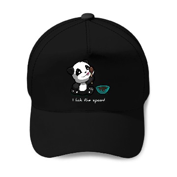 Discover I Lick the Spoon Baseball Caps
