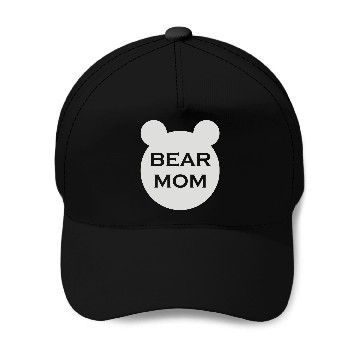 Discover Bear mom Baseball Caps