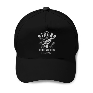 Discover Be Strong & courageous Baseball Caps