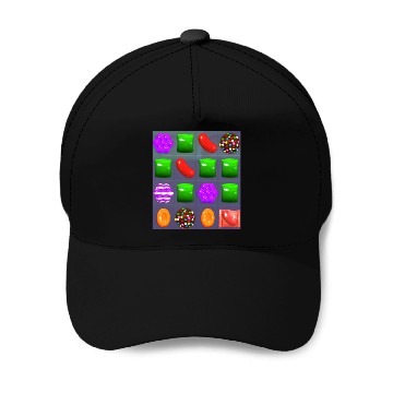 Discover Candy Combo Candy Crush Baseball Caps