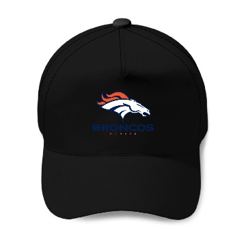 Discover Broncos Logo Baseball Caps