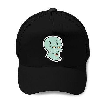 Discover Handsome Squidward Baseball Caps