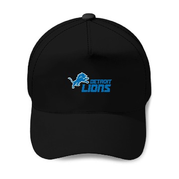 Discover Detroit Lions Logo Baseball Tees Baseball Caps